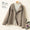 Women's Woolen Coat  Hoodies Short Wool Coat for Female