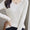 Slim Fitted Elegant Fall Ribbed Knit Tee Tops