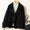 Women's Spring Woolen Coat Turn-Down Collar Short Wool Coat for Female