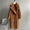 Teddy Bear Long Wool Lapel Coat