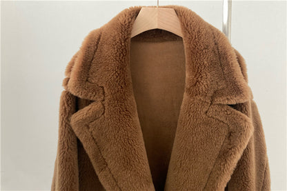 Women's Teddy Bear Short Fur Coat