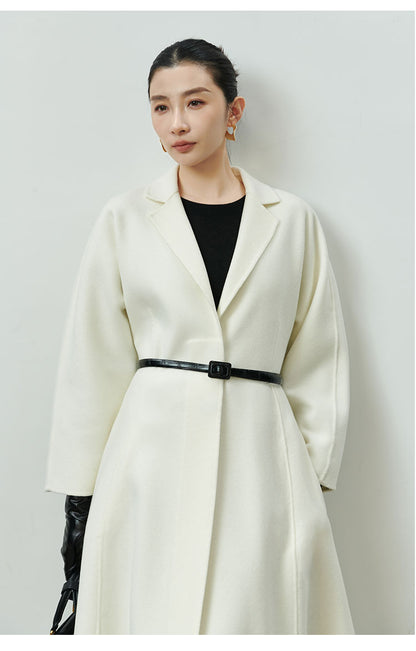 Luxurious Cashmere Coats 100% Long Cashmere Trench Coat