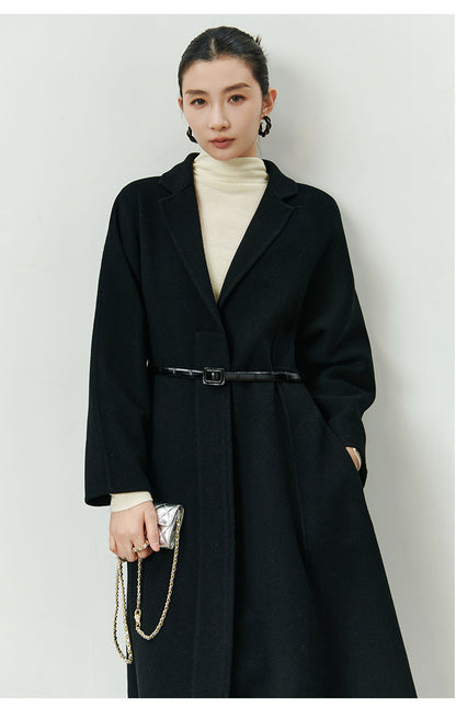 Luxurious Cashmere Coats 100% Long Cashmere Trench Coat